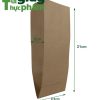Túi giấy thực phẩm đáy dẹp xếp hông 0,5KG